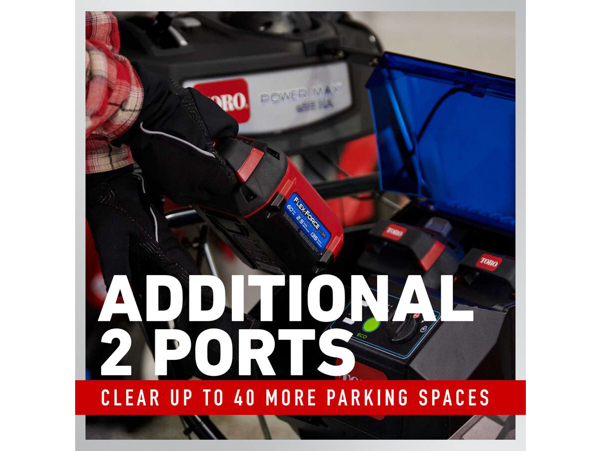 Toro 24 in. Power Max e24 60V w/ 10.0Ah Battery & Charger in Mio, Michigan - Photo 9