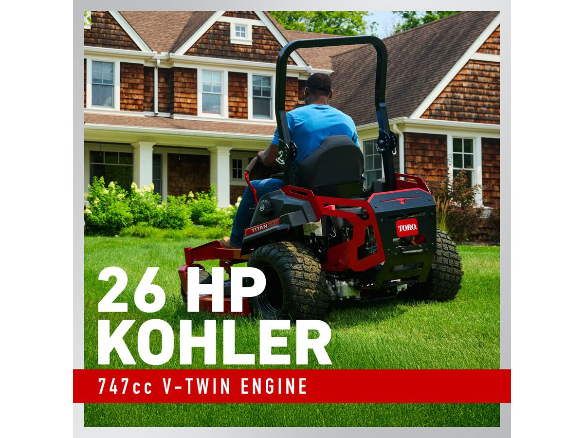 2026 Toro TITAN MAX 60 in. Kohler 26 hp in Pine Bluff, Arkansas - Photo 4