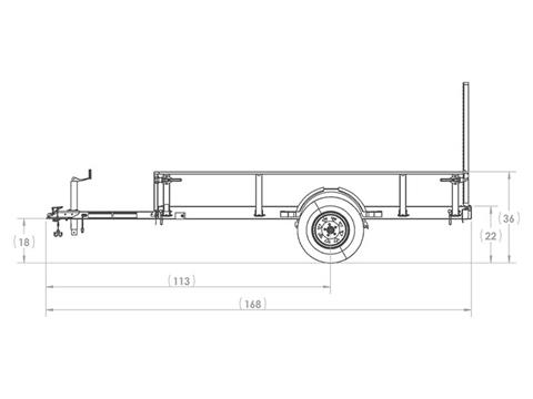 2022 Tracker Off Road 5 x 10 ft. Trailstar in Topeka, Kansas - Photo 2