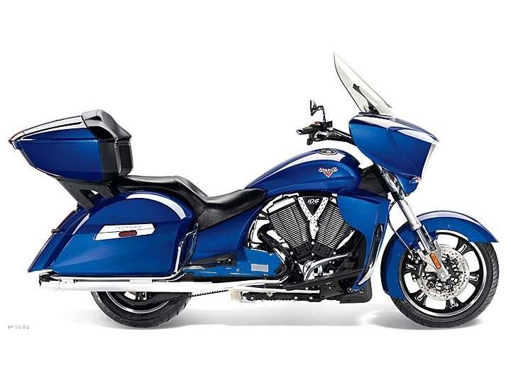 Used 2013 Victory Cross Country Tour® Boardwalk Blue Motorcycles