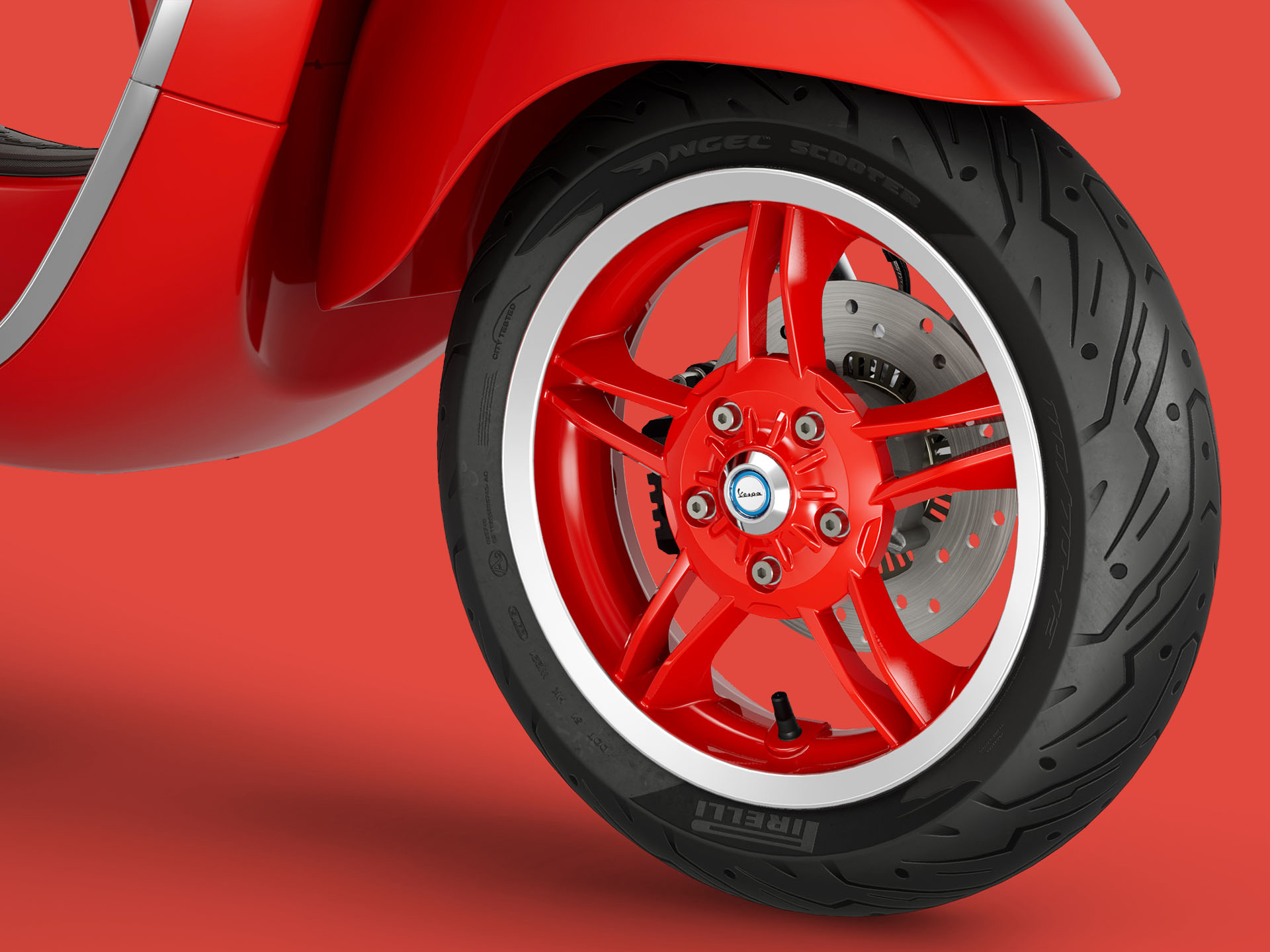 2025 Vespa Elettrica Red 70 in Fort Myers, Florida - Photo 8