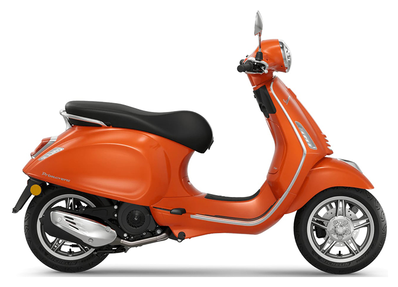 New 2025 Vespa Primavera 150 | Scooters in Plano TX | Arancio