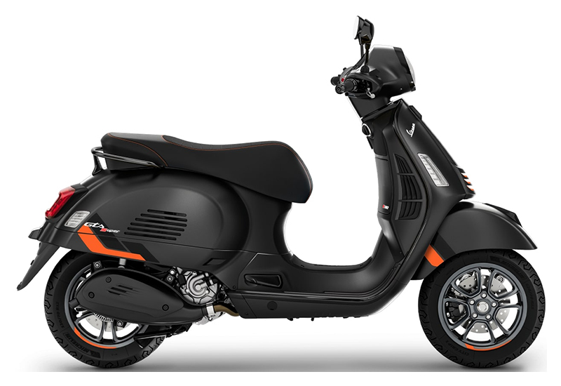 New 2026 Vespa GTS 310 SuperSport | Scooters in Plano TX | Nero