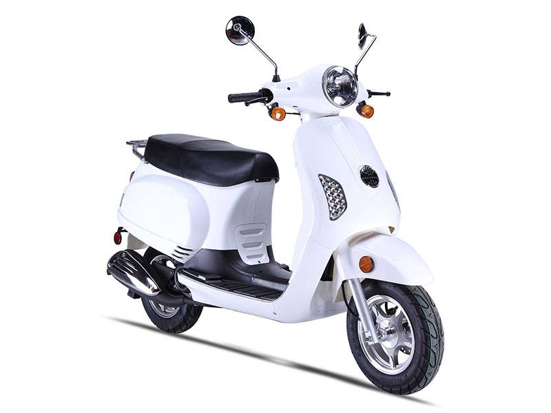 High Performance 150cc Scooter Exhaust – Black, Fits Wolf Jet II 150 & Lucky II 150 (GY6-150)