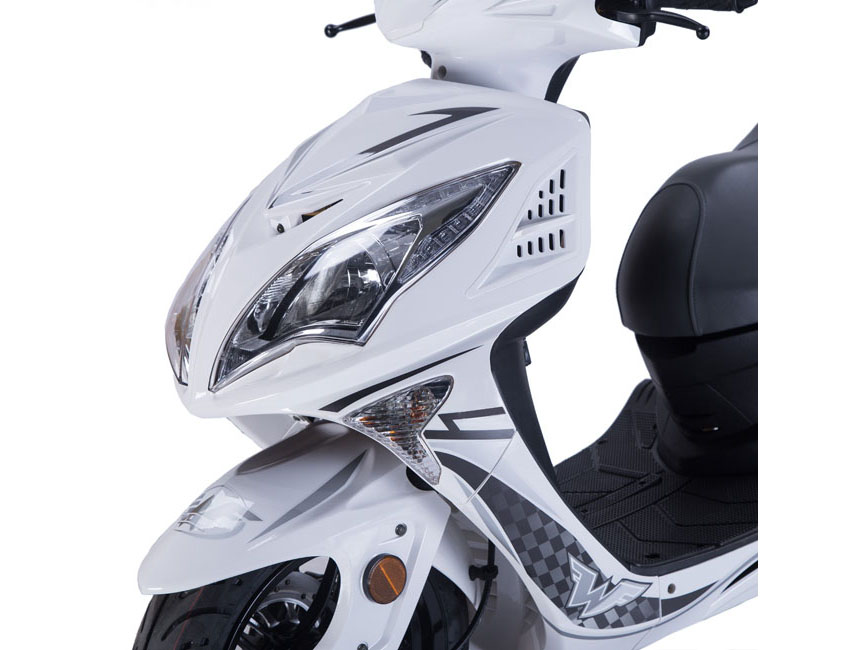New 2025 Wolf Brand Scooters Wolf EX-150 White | Scooters in
