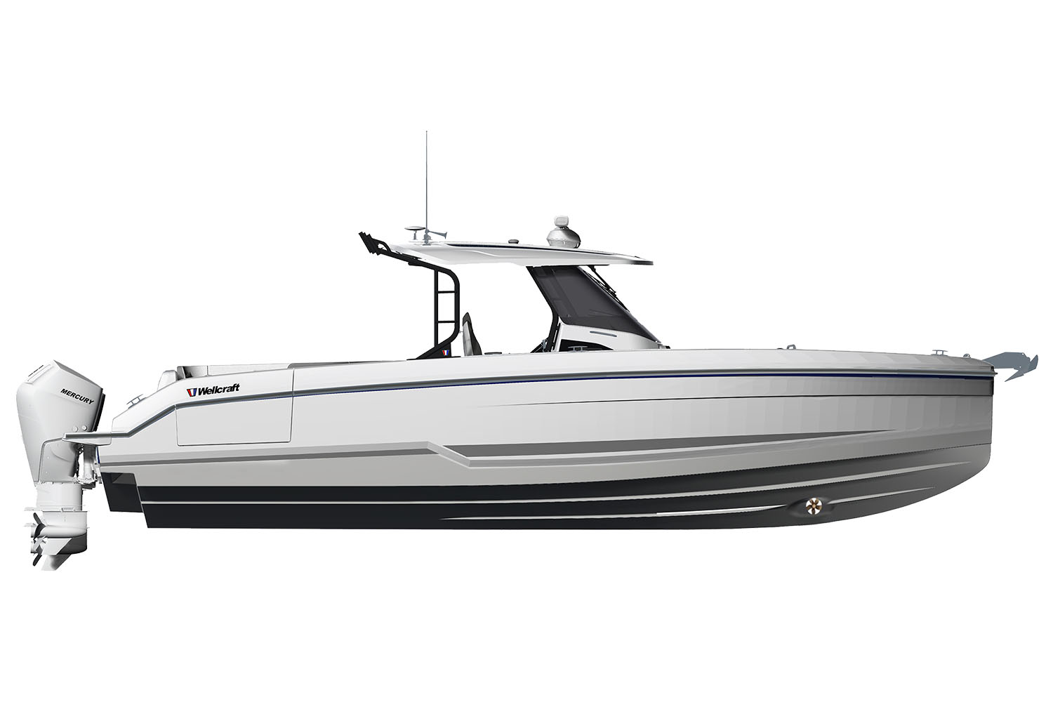 New 2025 Wellcraft Wellcraft 38 T-Top Power Boats Outboard in