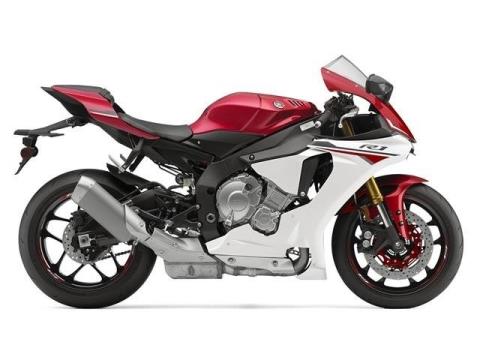 Used 2015 Yamaha YZF-R1 Rapid Red / Pearl White Motorcycles For