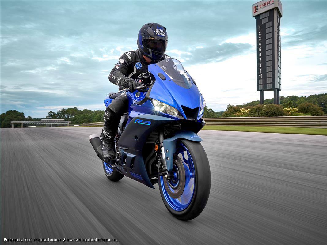 Yamaha r3 blue on sale