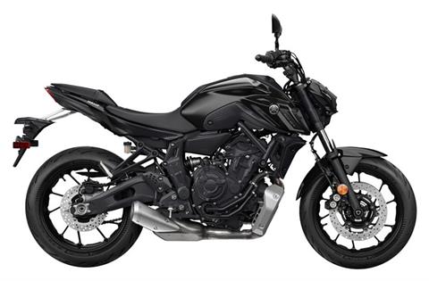 New 2024 Yamaha MT 07 Motorcycles in Burlington WA Matte Raven Black