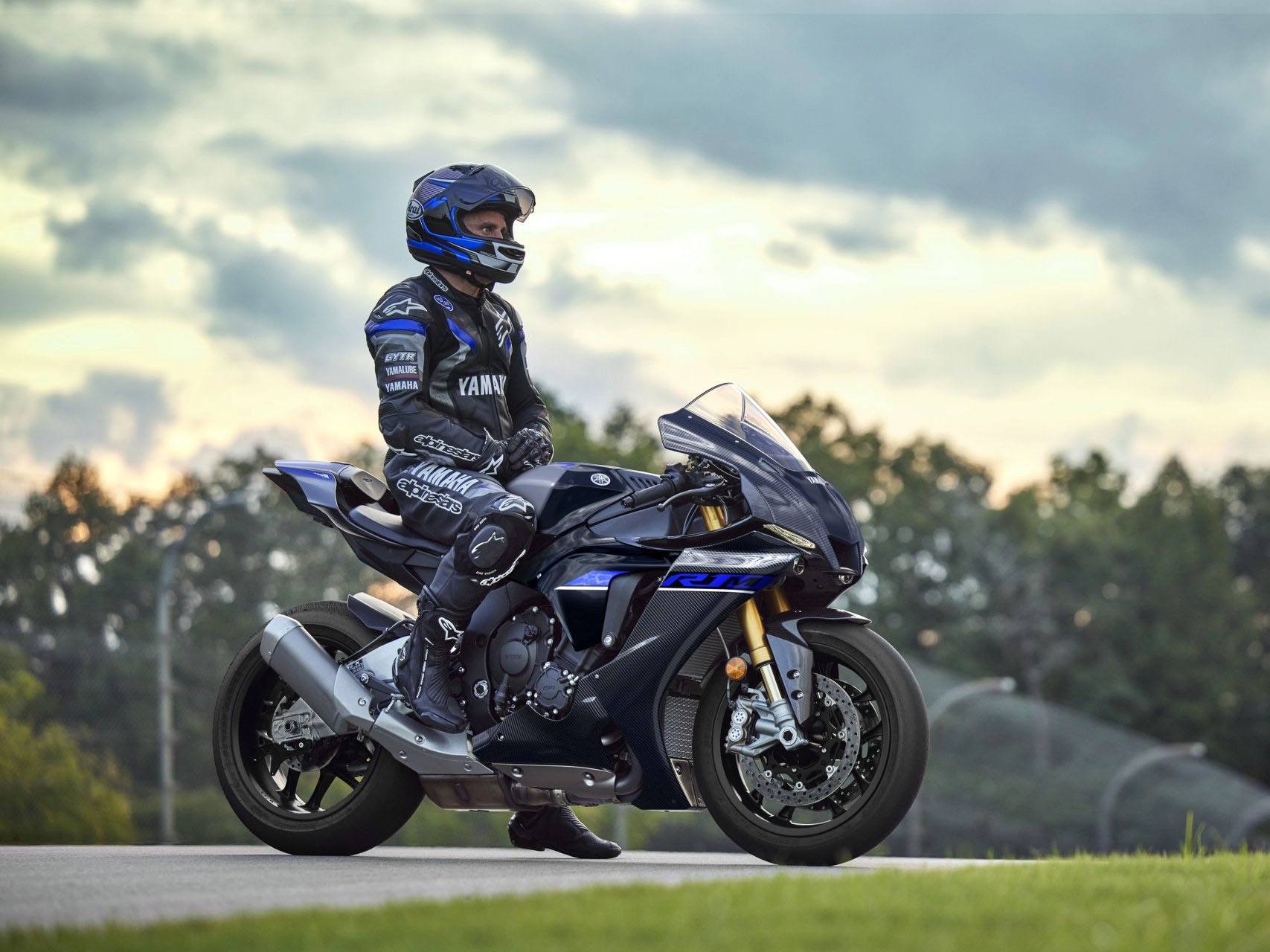 2024 Carbon Fiber Yamaha YZF-R1M Motorcycle