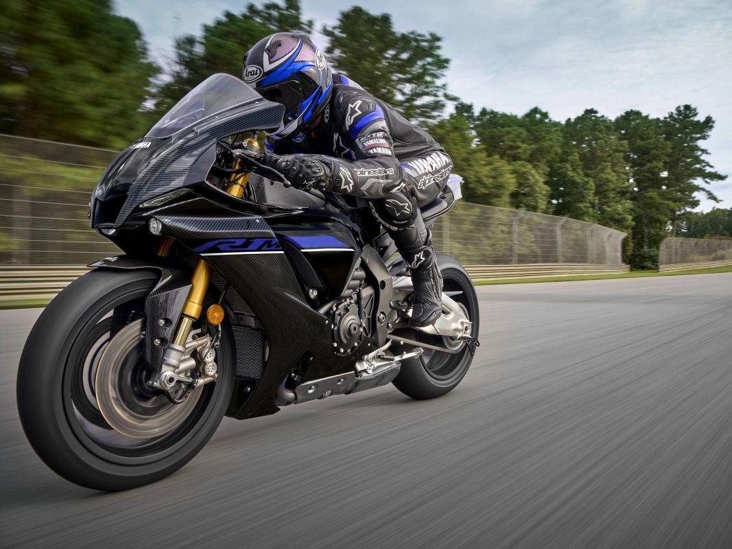 2024 Carbon Fiber Yamaha YZF-R1M Motorcycle