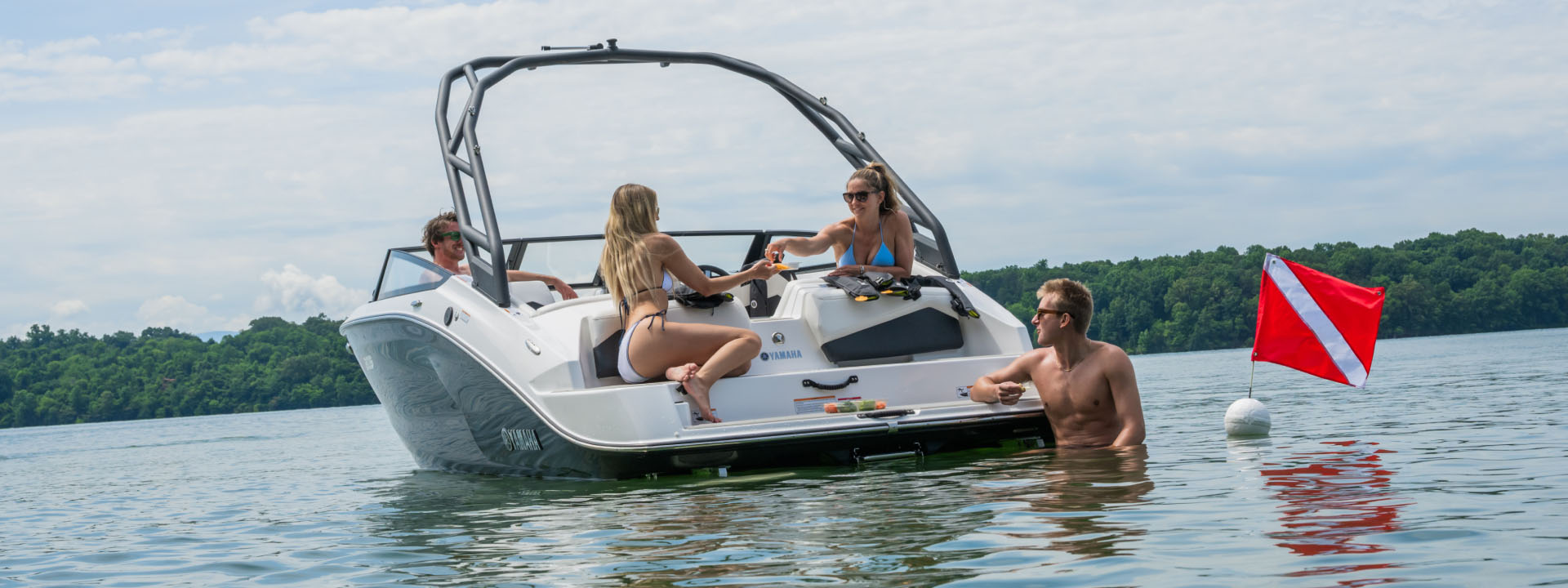 New 2027 Yamaha AR205 Mist Gray / Galvanized Trailer Power Boats