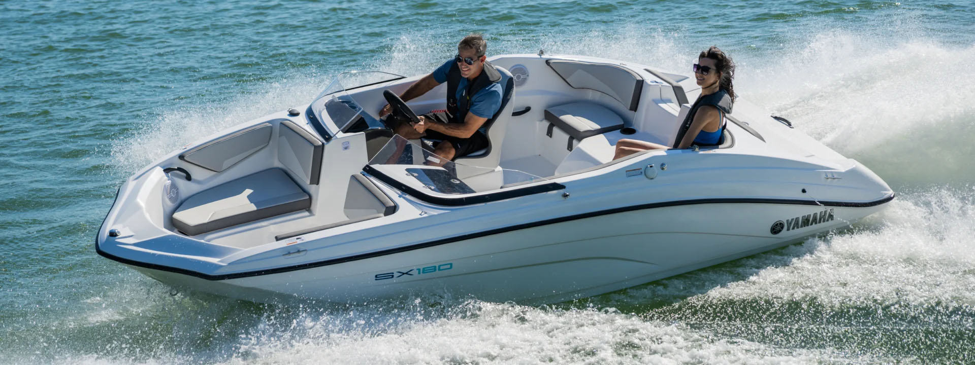 New 2027 Yamaha SX180 White / Galvanized Trailer Power Boats