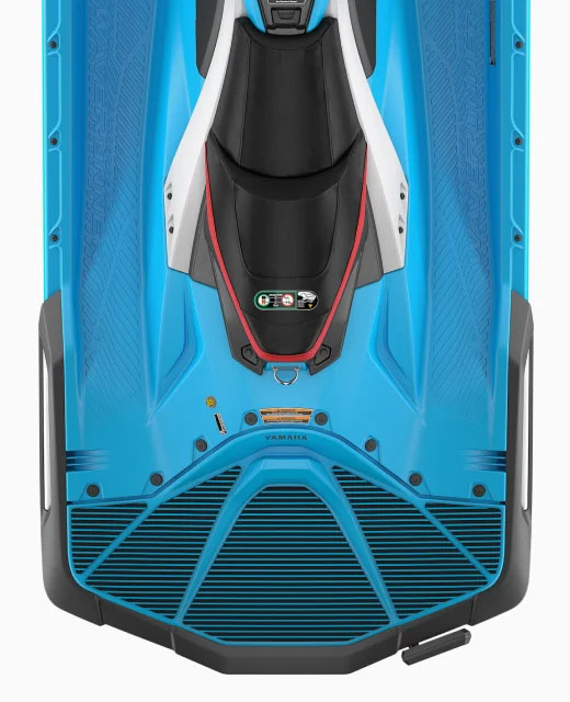 New 2027 Yamaha JetBlaster DLX 2-Up Torch Red / Cyan Watercraft