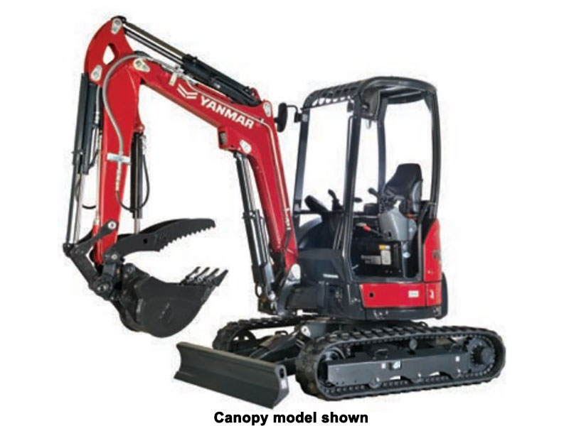 New 2025 Yanmar ViO25-6B Cabin Red | Excavators in Saint Johnsbury