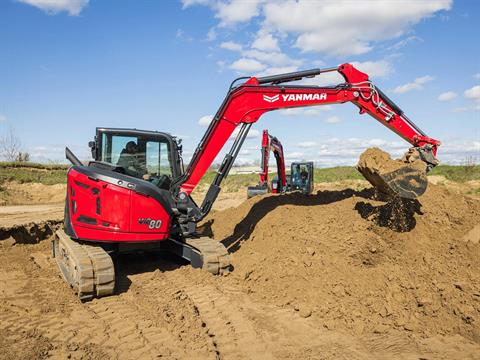 YANMAR HIC40 耕運機 赤色 New 2025 Yanmar ViO80-7 Cab Rubber Track Red | Excavators in Saint