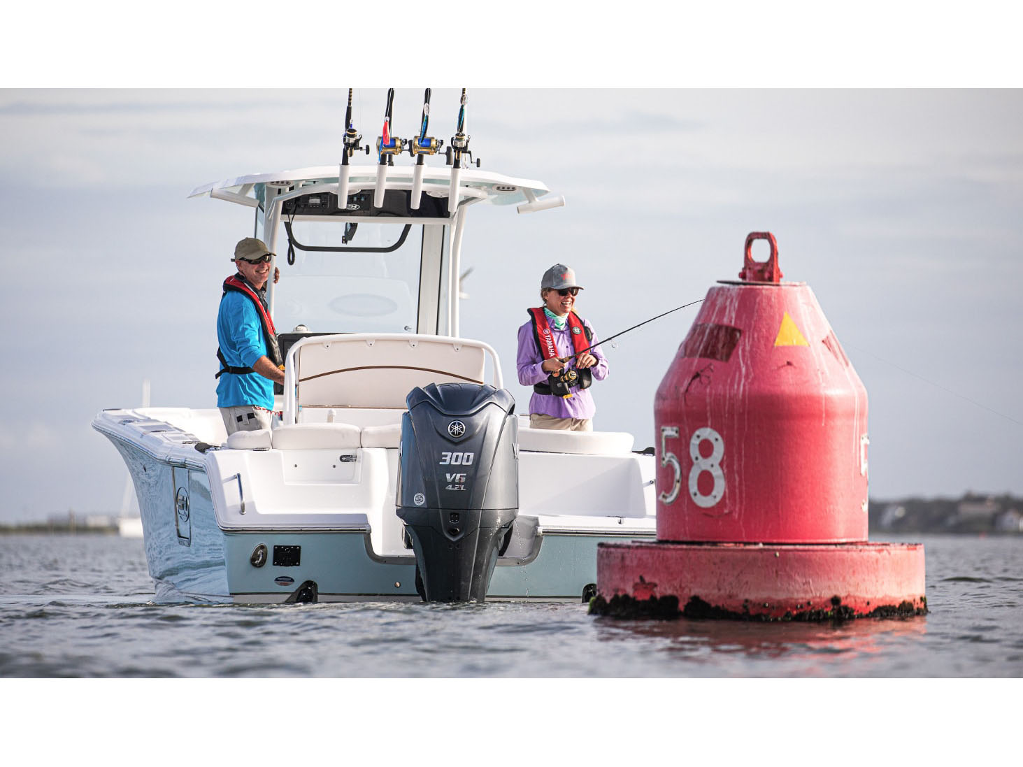 Yamaha F300 4.2L V6 Offshore w/ DES 30 in. DEC R Rotation in Pine Bluff, Arkansas - Photo 14
