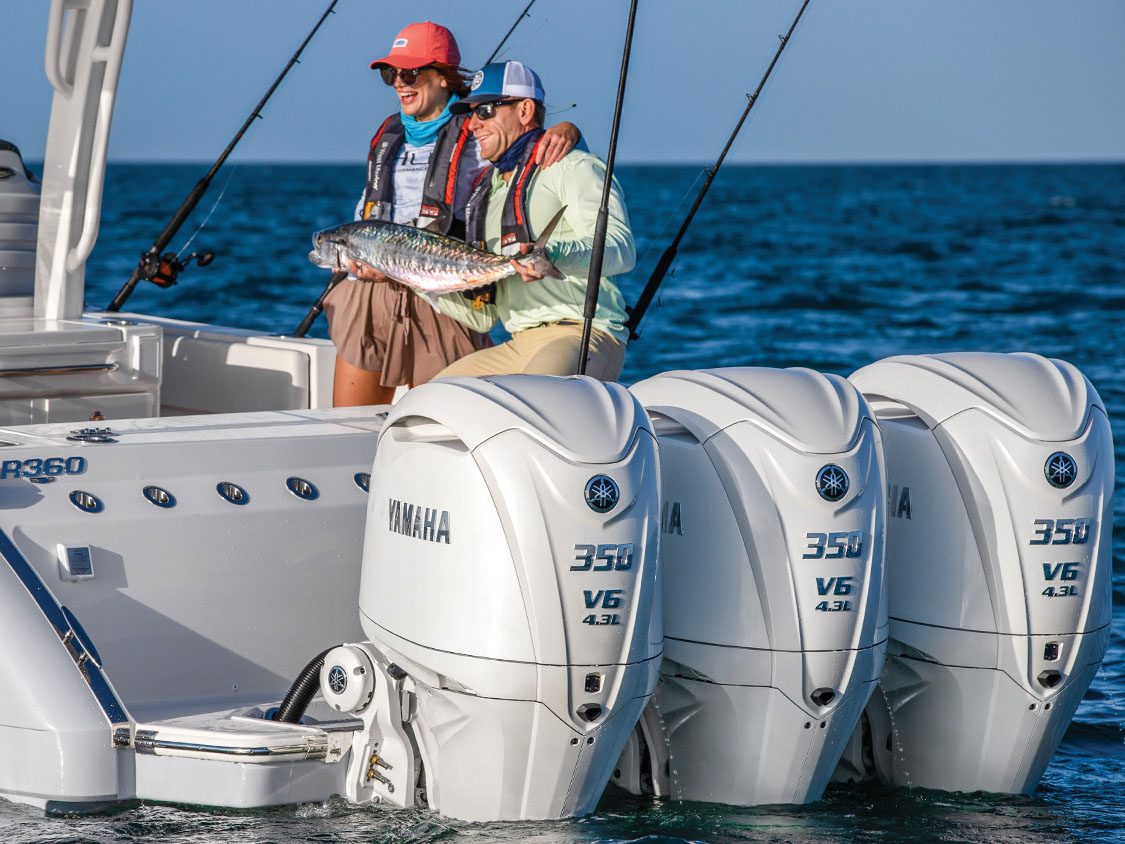 Yamaha F350 4.3L V6 Offshore w/ DES 25 in. DEC Standard R Rotation in Pine Bluff, Arkansas - Photo 15